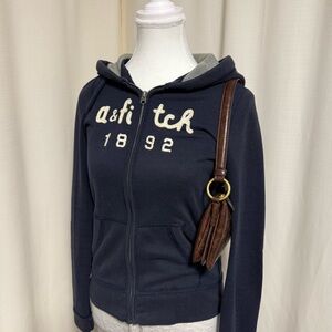 Abercrombie & Fitch Girls Navy Hoodie Jacket